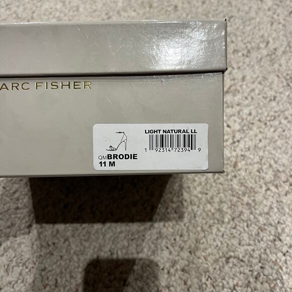 NEW Mark Fisher Brodie Heels Sz 11 Womens Ankle Strap Bow Detail Formal Natural - Picture 5 of 7